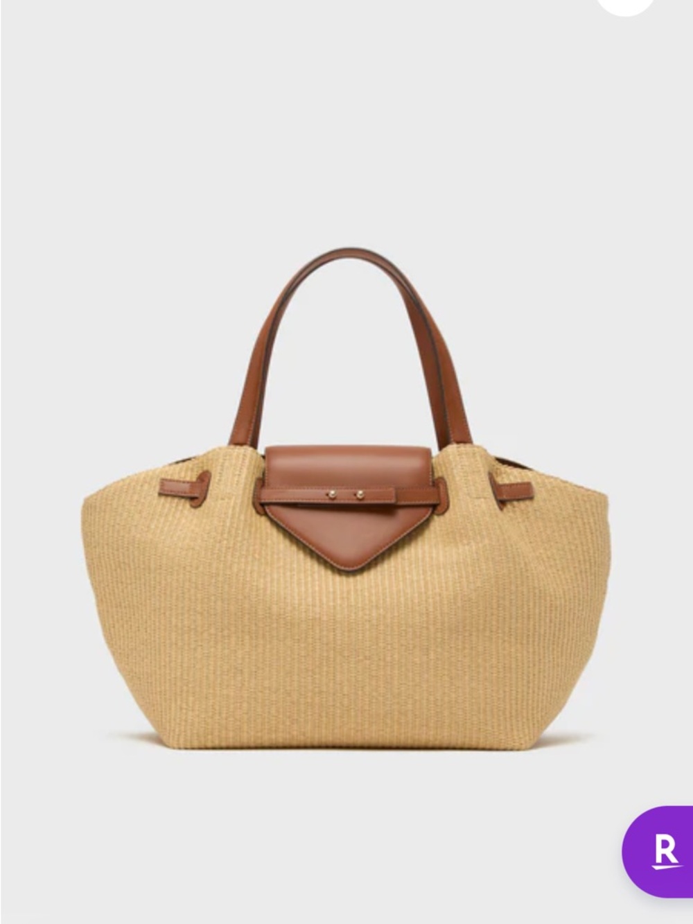 Tuckernuck blaine raffia tote